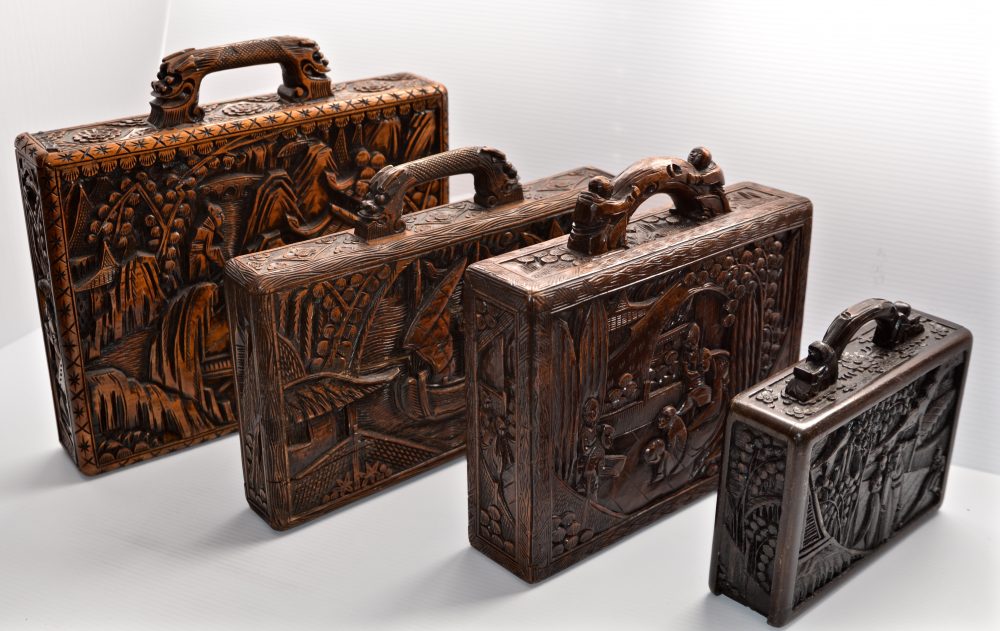 LAW 21_0757_J. Carved Puzzle Boxes.