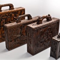 LAW 21_0757_J. Carved Puzzle Boxes.